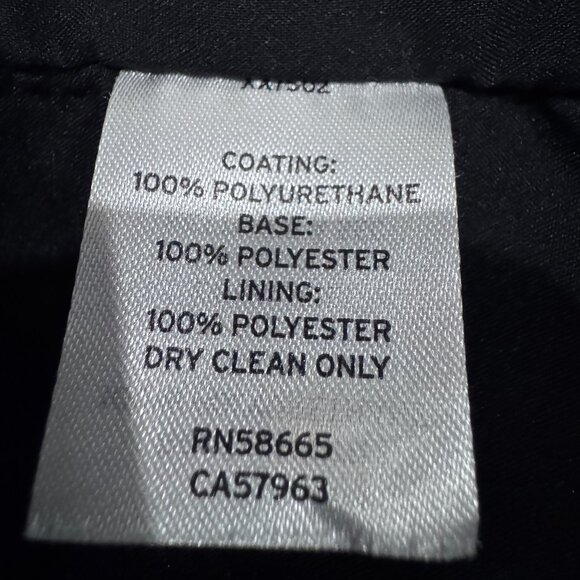 Open Edit Faux Leather Blazer - Black - XXS - Picture 3 of 6